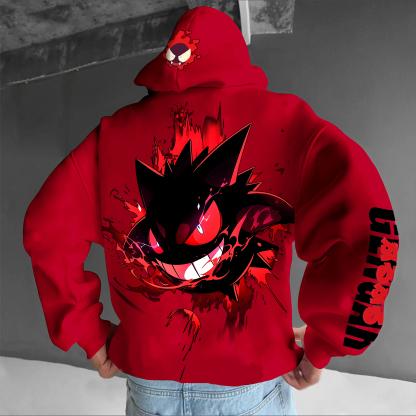 Unisex Anime Graphic Streetwear Vintage Hoodie-AnimeClothe