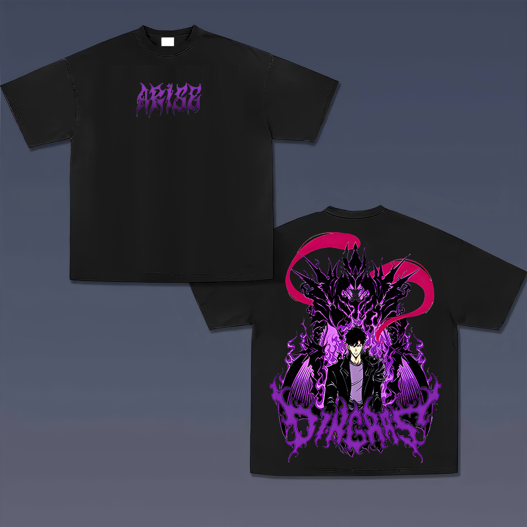 Unisex Anime Inspired Vintage T-Shirt-AnimeClothe