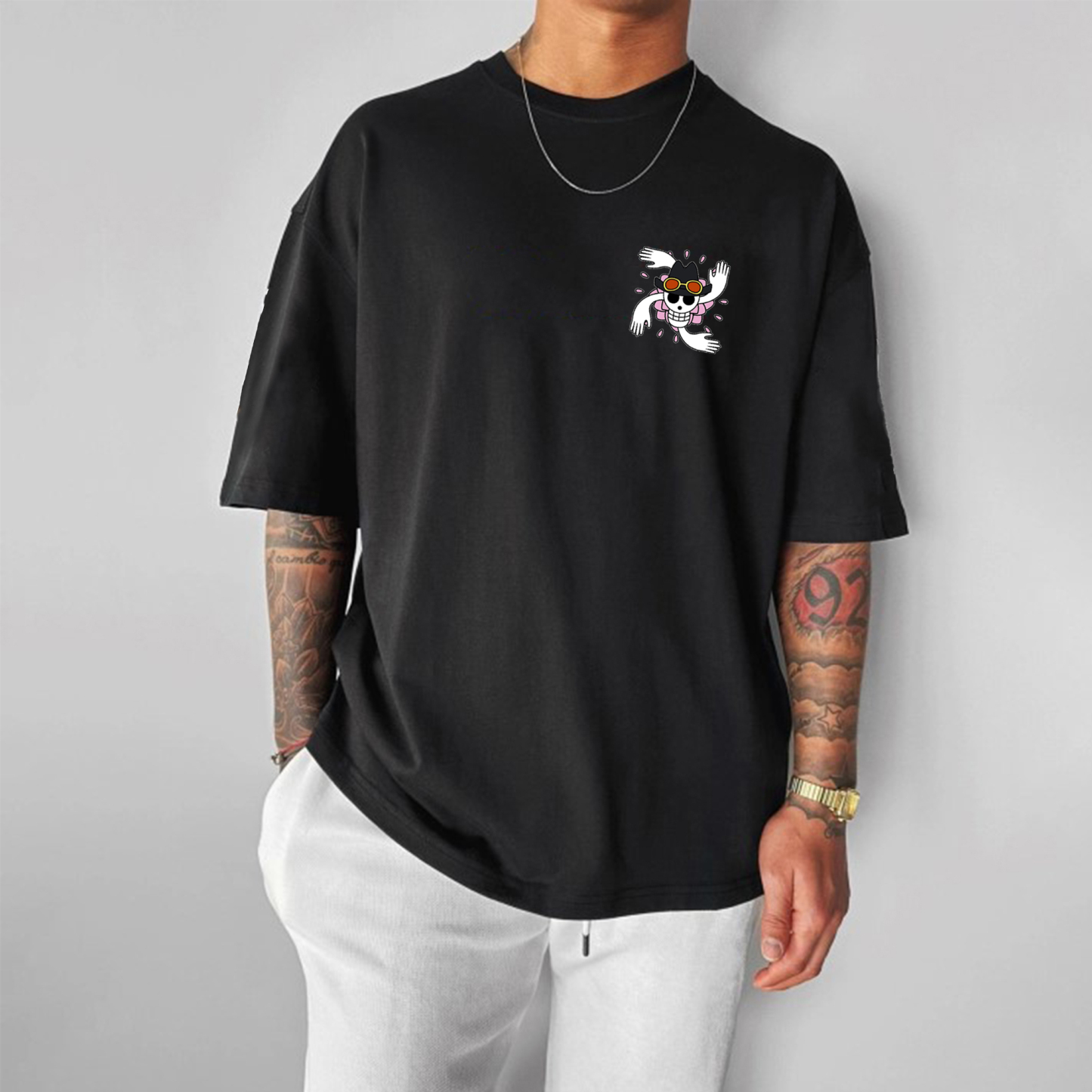 Unisex Vintage T-shirt | Borussia Dortmund x One Piece-AnimeClothe