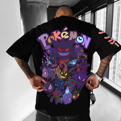 Unisex Anime Inspired Vintage T-Shirt-AnimeClothe