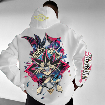 Unisex Anime Style Retro Hoodie