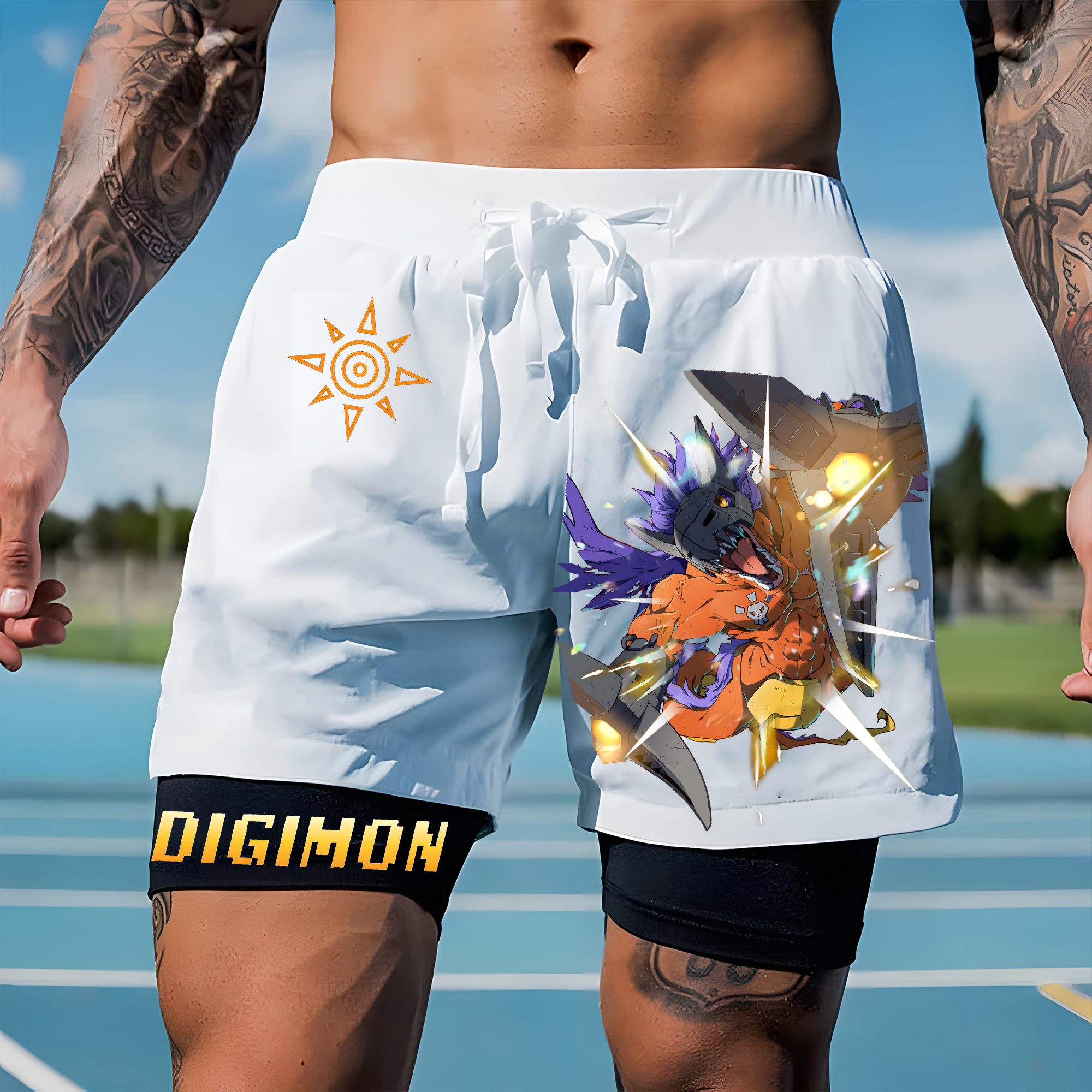 Unisex  “Digimon” Casual Anime Streetwear Shorts