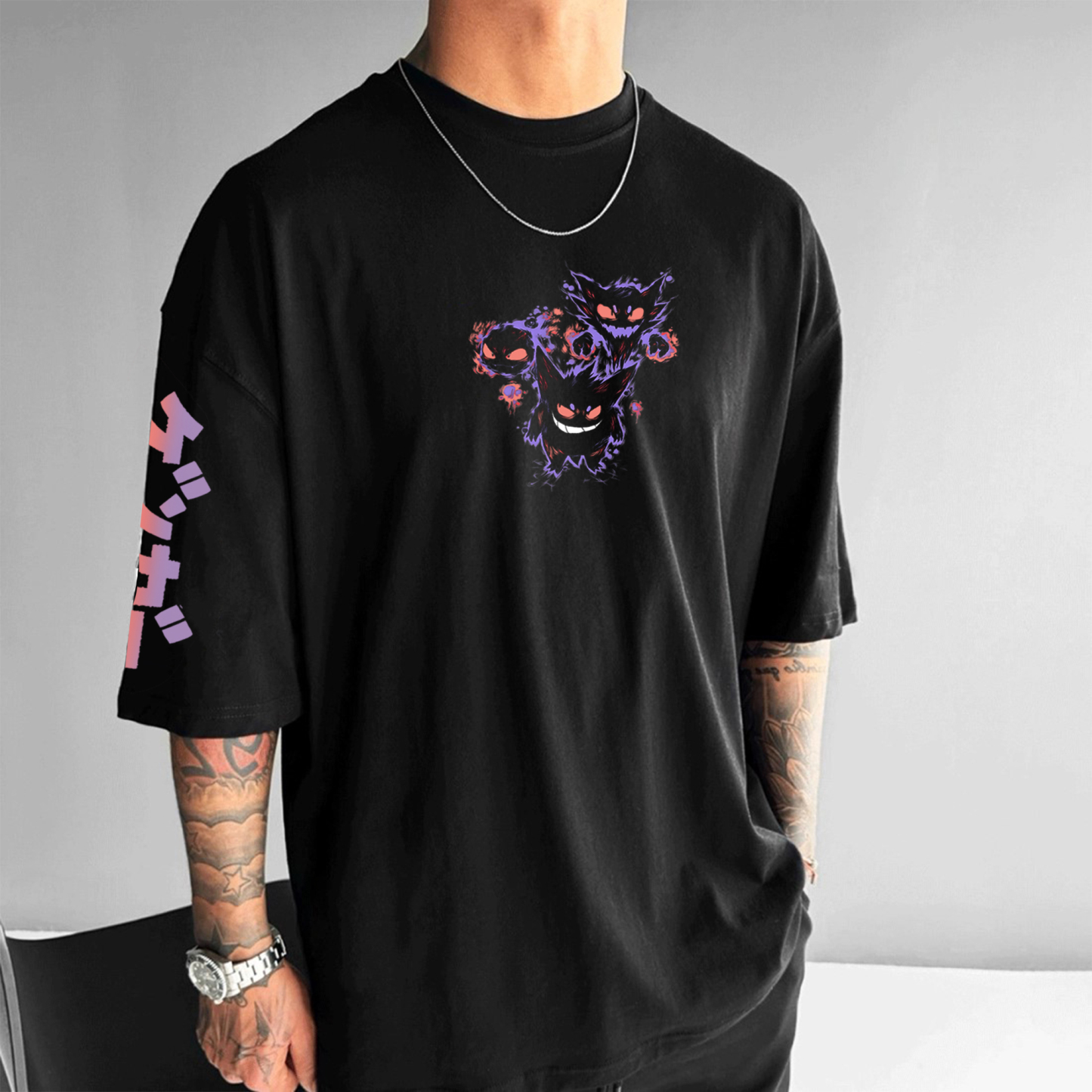 Unisex Anime Inspired Vintage T-Shirt-AnimeClothe