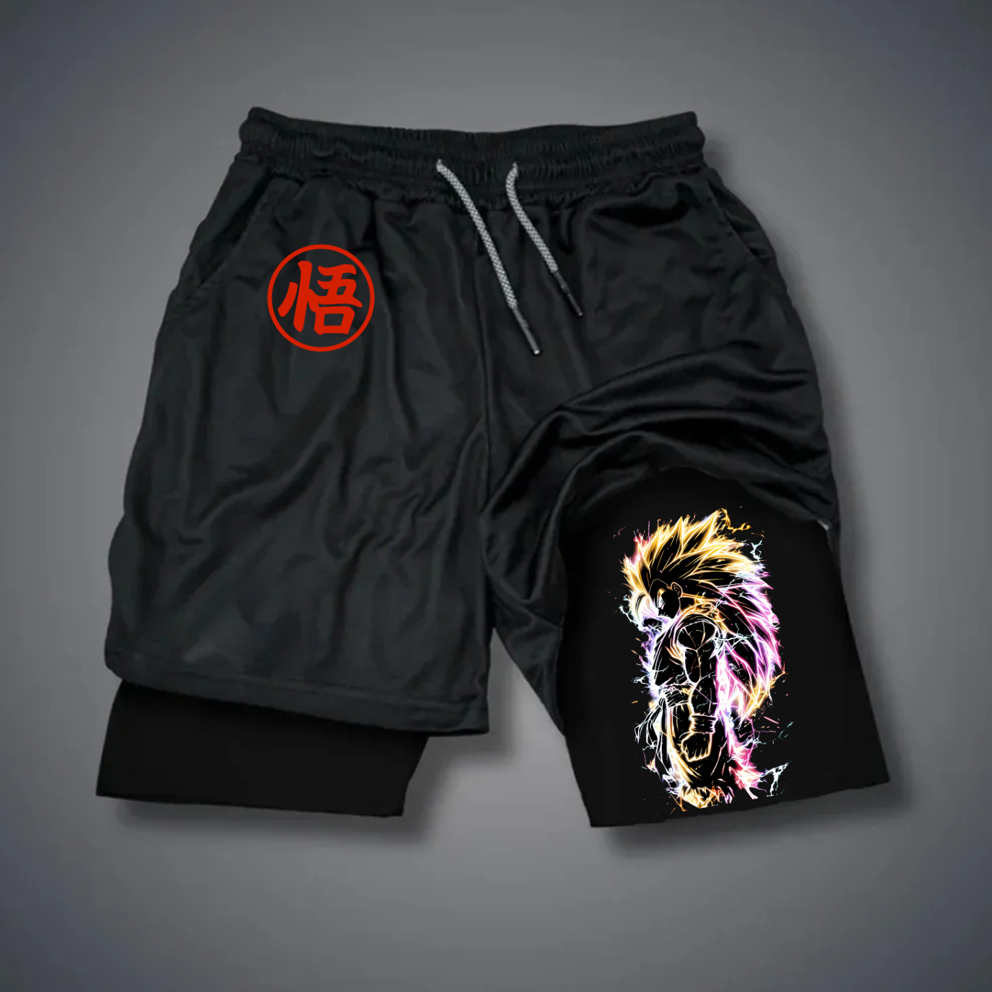 Unisex Casual Anime Streetwear Shorts-AnimeClothe
