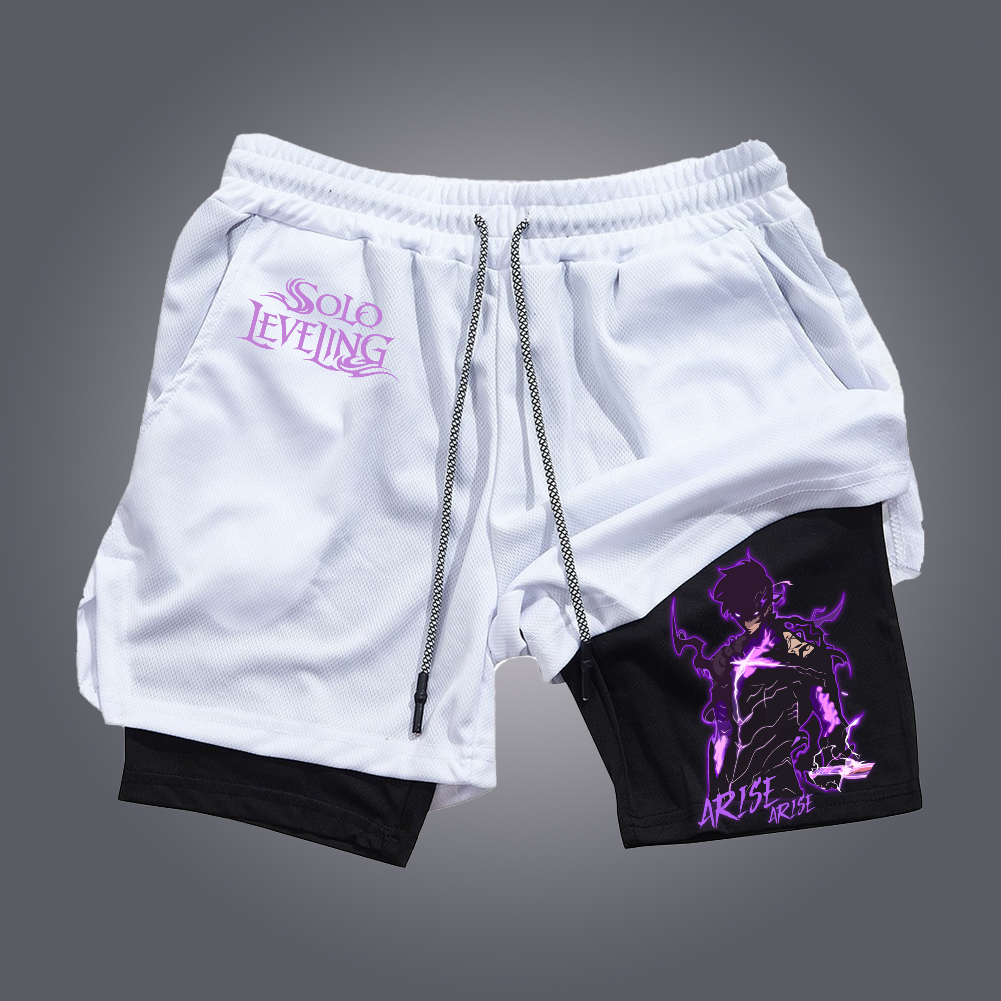 Unisex Casual Anime Streetwear Shorts-AnimeClothe