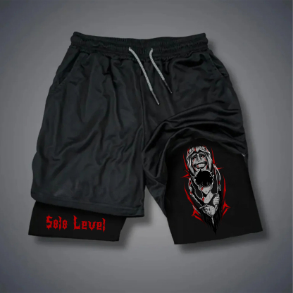Unisex Casual Anime Streetwear Shorts-AnimeClothe