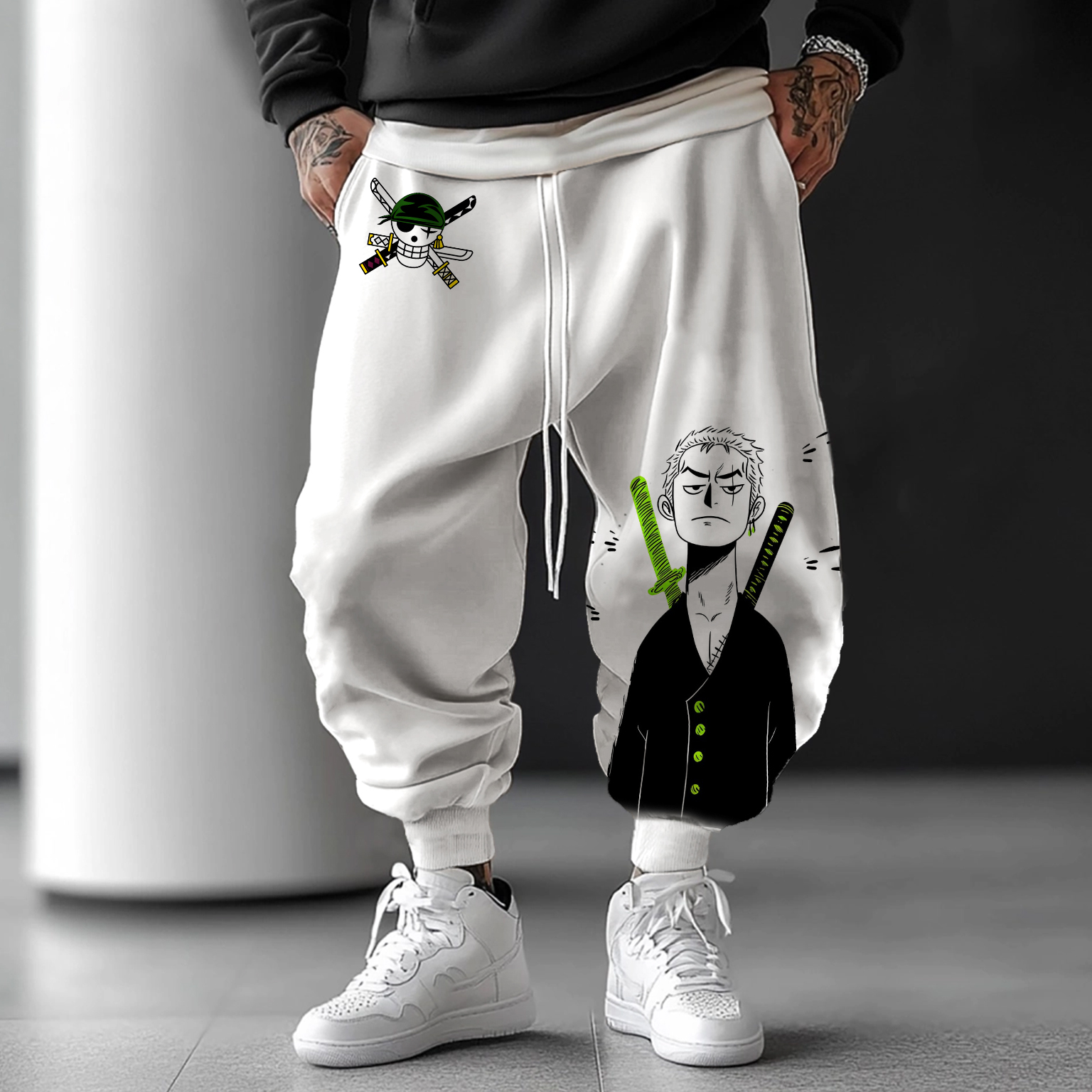 Unisex Casual Anime Streetwear Pants丨One Piece-AnimeClothe