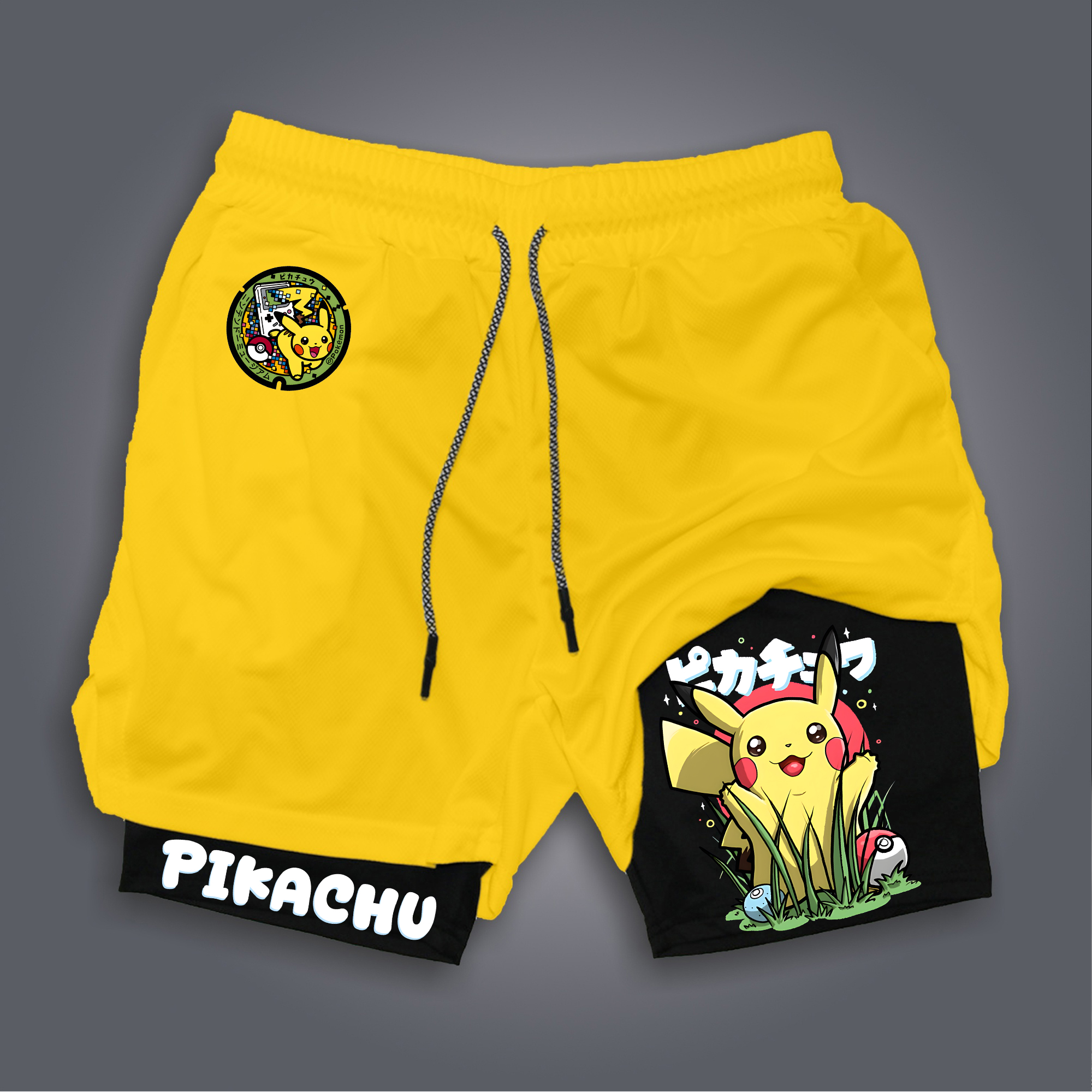 Unisex Casual Anime Streetwear Shorts-AnimeClothe