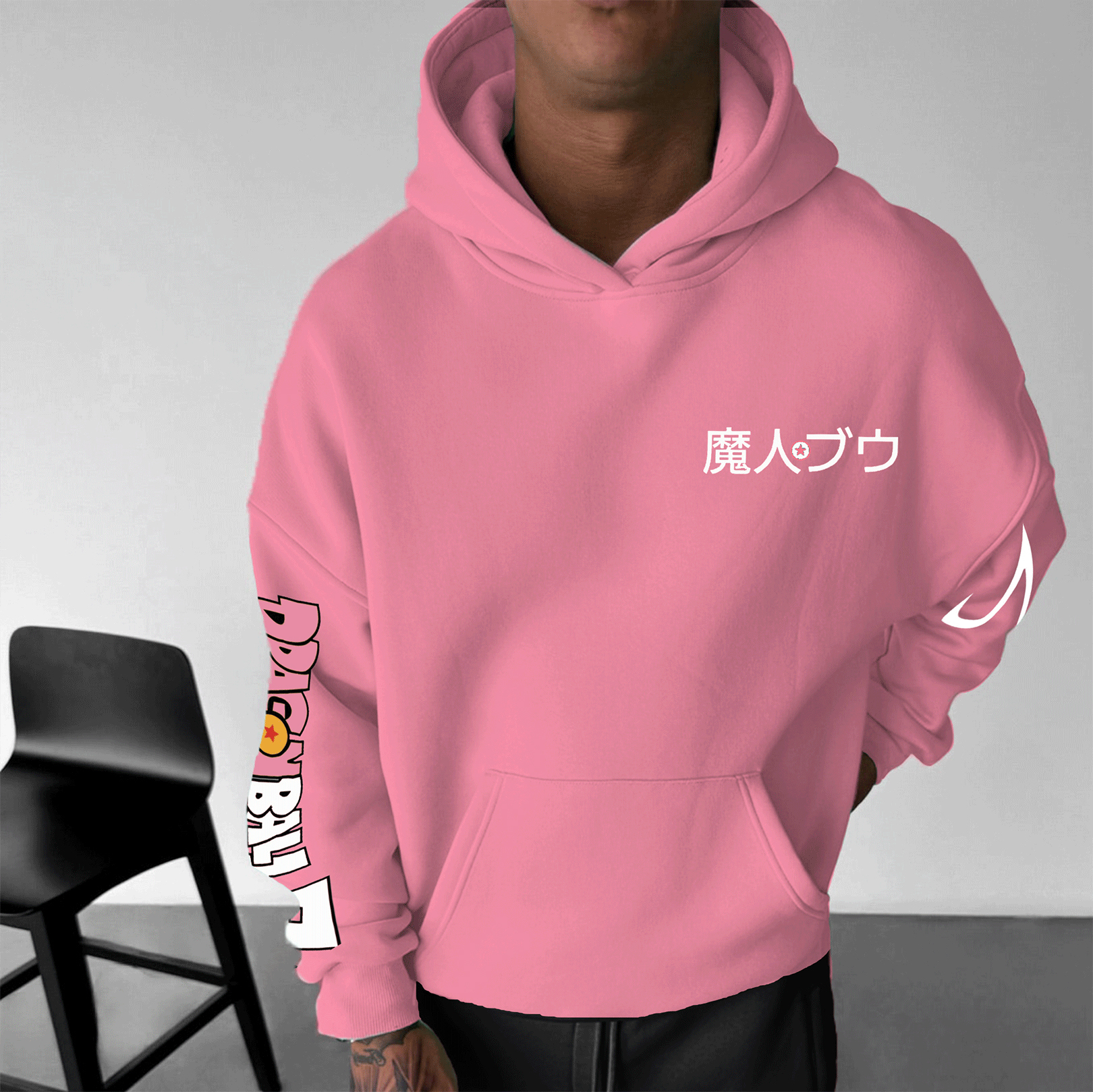 Unisex Anime Graphic Streetwear Vintage Hoodie