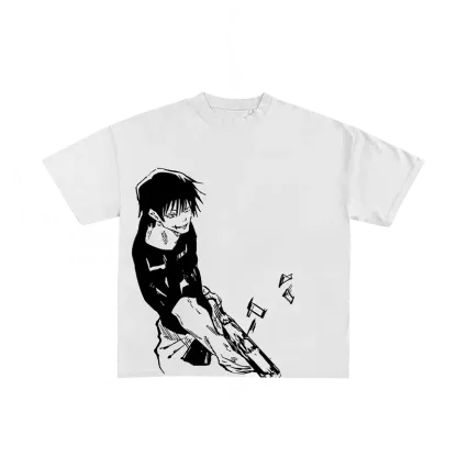 VINTAGE TEE丨Hardest Toji tee-JJK-AnimeClothe