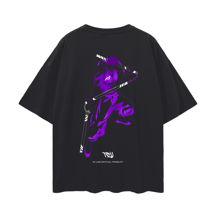 VINTAGE TEE丨Toji Neon Streetwear T-Shirt-JJK-AnimeClothe