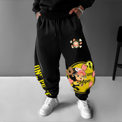 Unisex Vintage Pants |  One Piece Pants-AnimeClothe