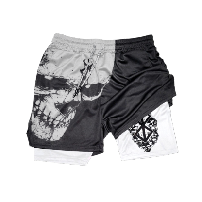 Anime Performance Gym Shorts-AnimeClothe