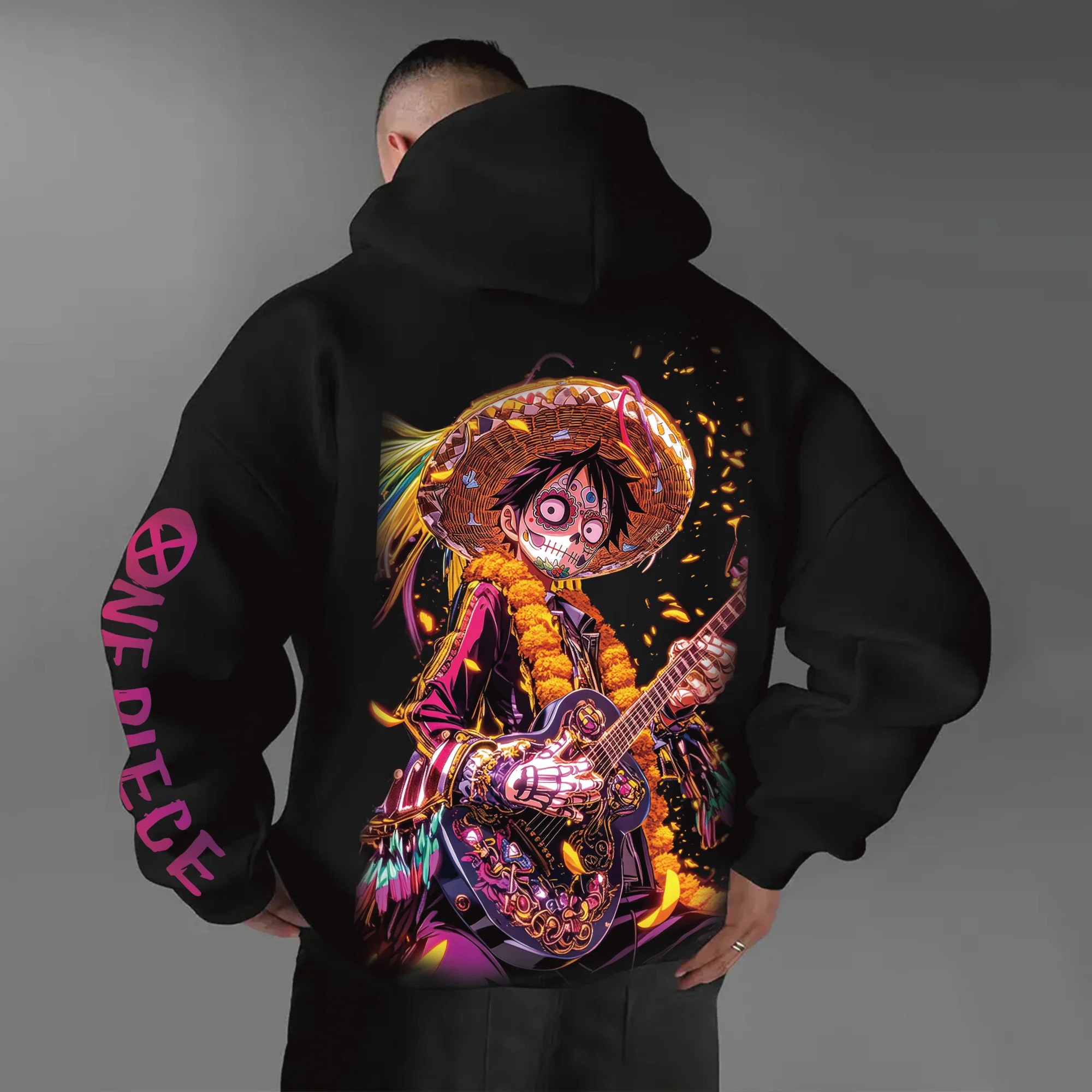 Unisex Anime Graphic Streetwear Vintage Hoodie