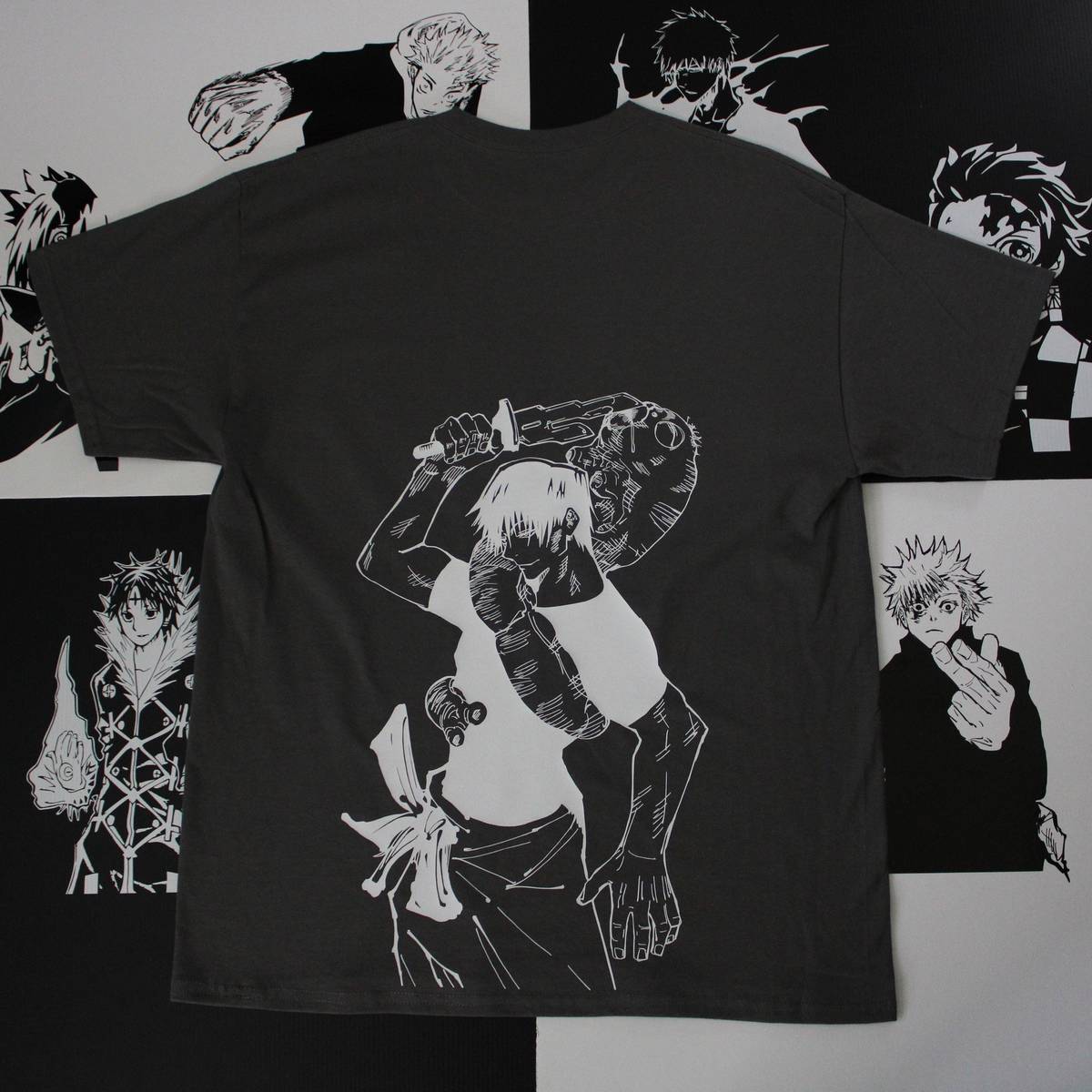 VINTAGE TEE丨Fushiguro Toji Tee-JJK-AnimeClothe