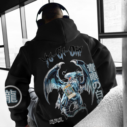 Unisex Anime Style Retro Hoodie