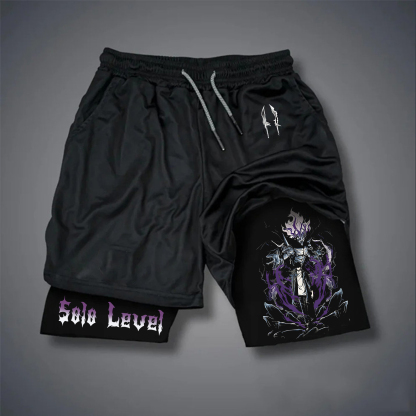Unisex Casual Anime Streetwear Shorts-AnimeClothe