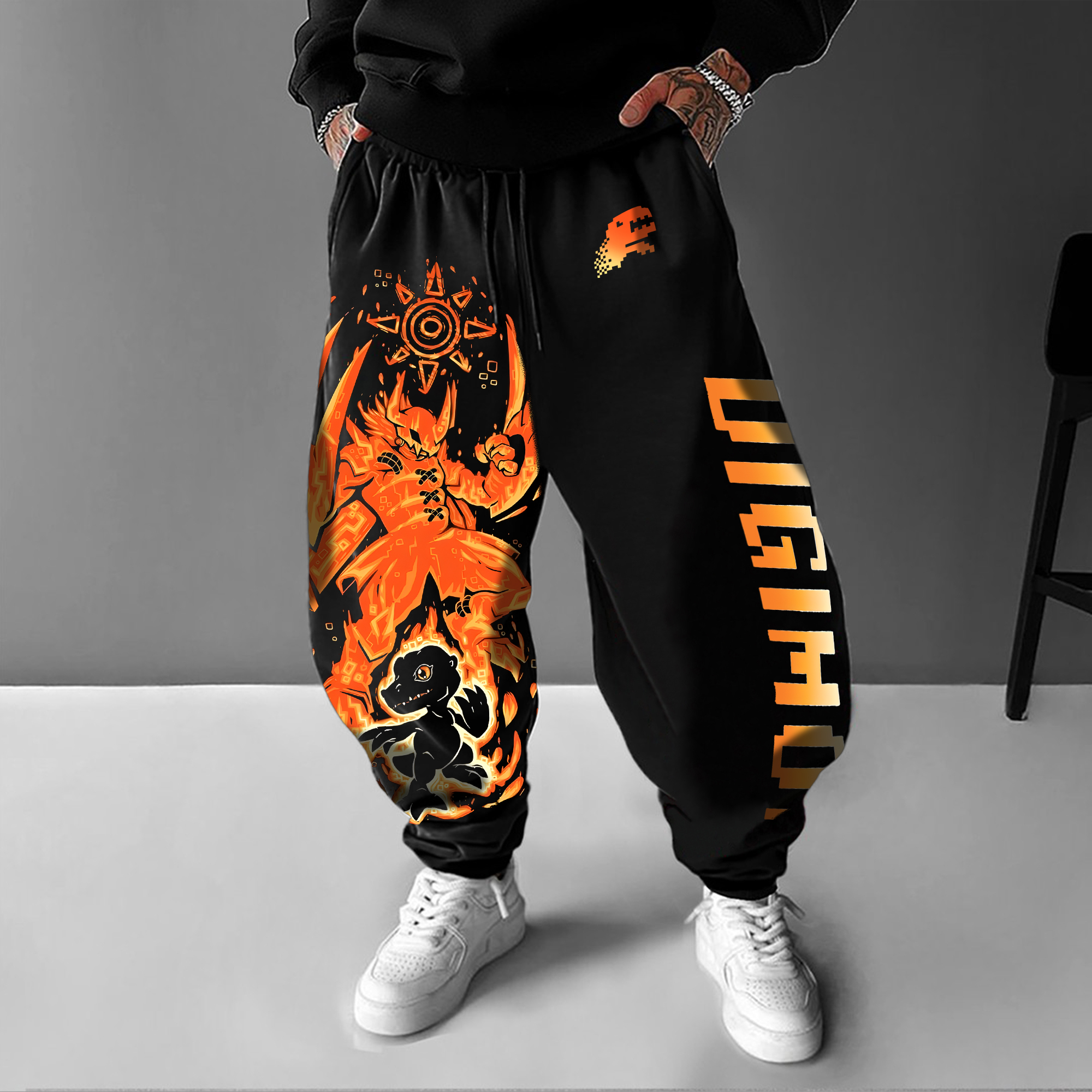 Unisex Casual Anime Streetwear Pants-AnimeClothe