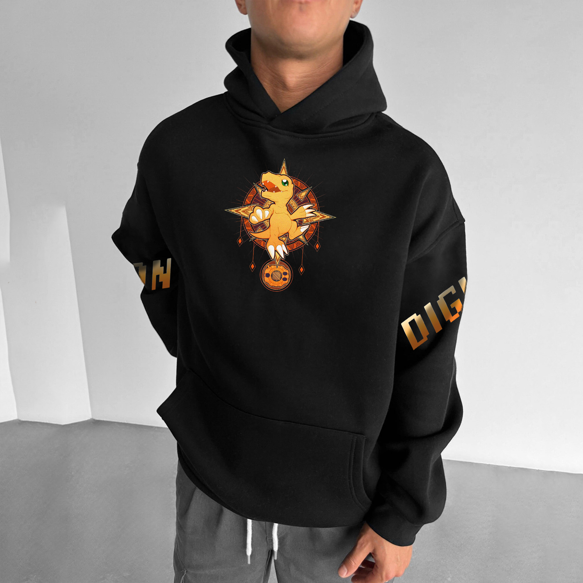 Unisex “Digimon” Anime Graphic Streetwear Vintage Hoodie