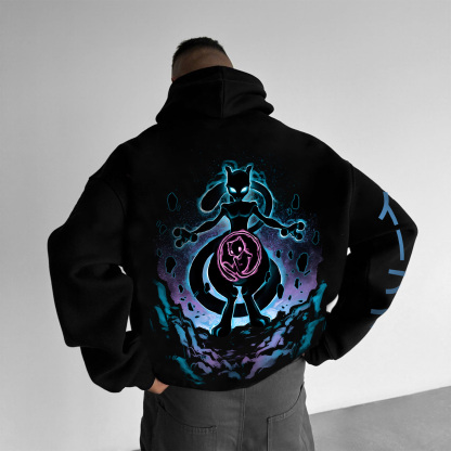 Unisex Anime Graphic Streetwear Vintage Hoodie