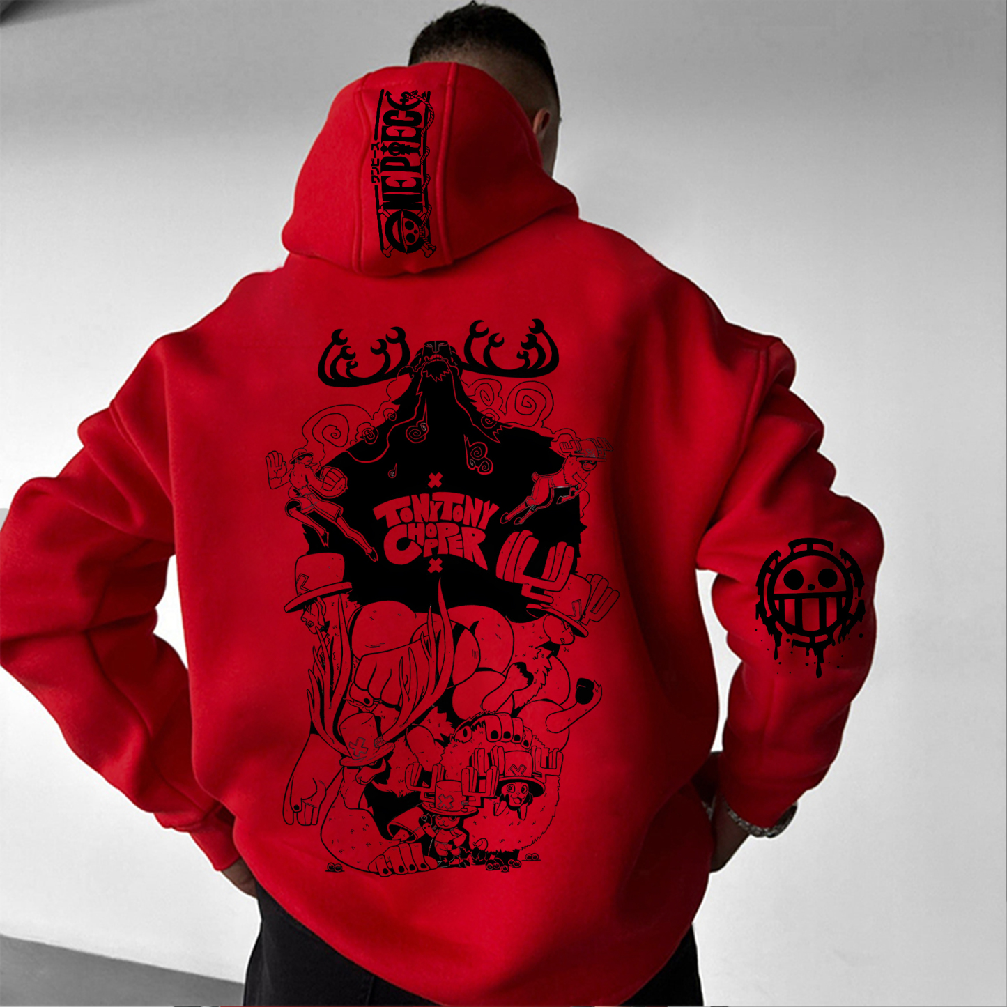Unisex Anime Graphic Streetwear Vintage Hoodie-AnimeClothe