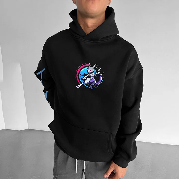 Unisex Anime Graphic Streetwear Vintage Hoodie