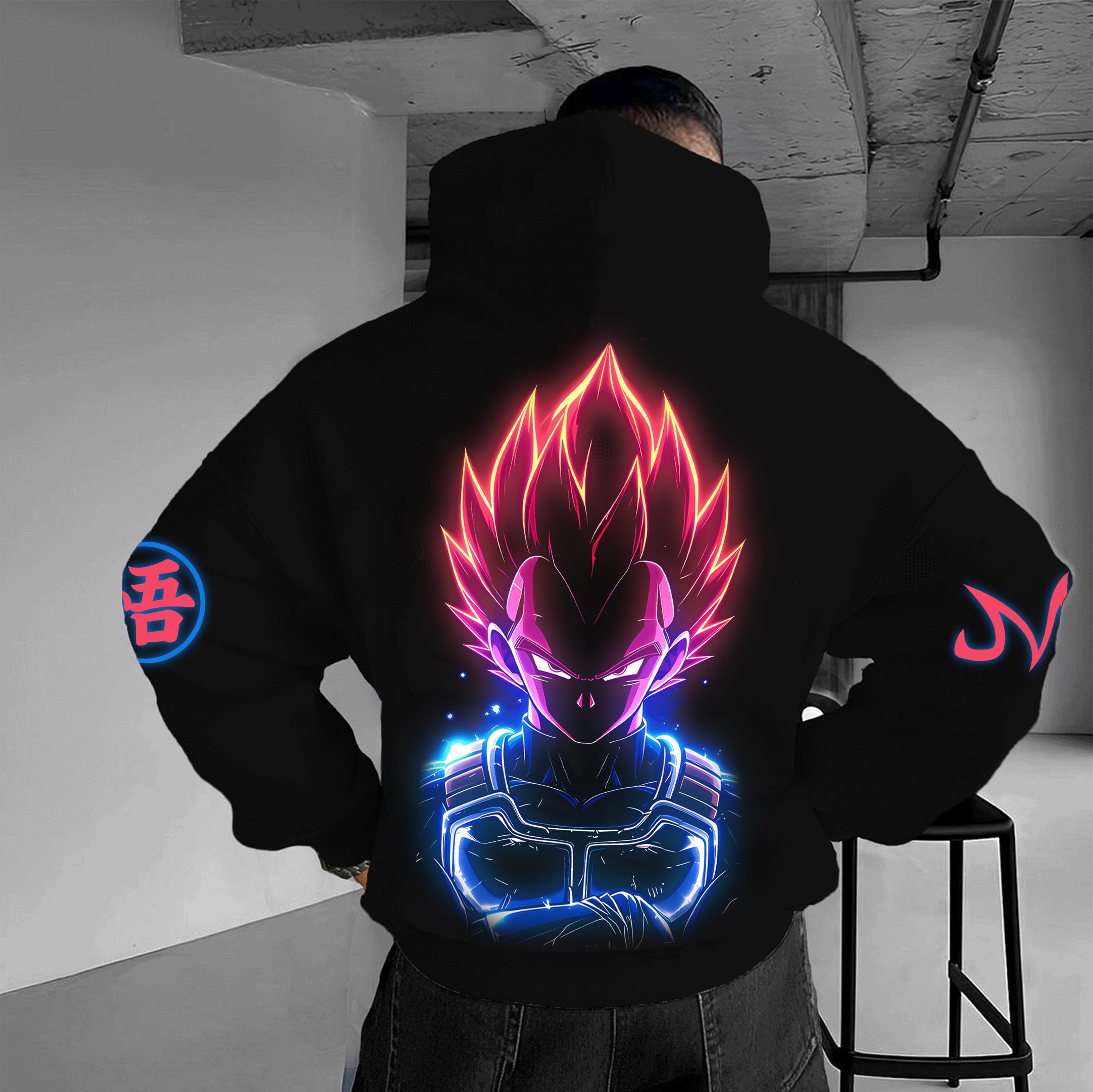 Unisex Anime Graphic Streetwear Vintage Hoodie-AnimeClothe