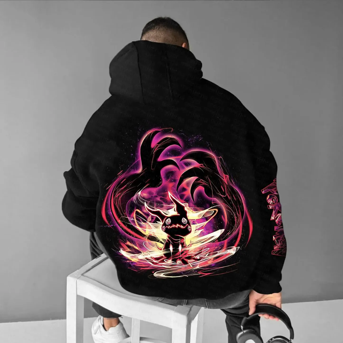 Unisex  Anime Graphic Streetwear Vintage Hoodie