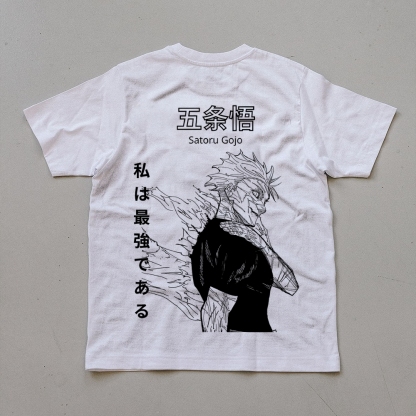 Unisex Oversized Anime Print T-Shirt-AnimeClothe
