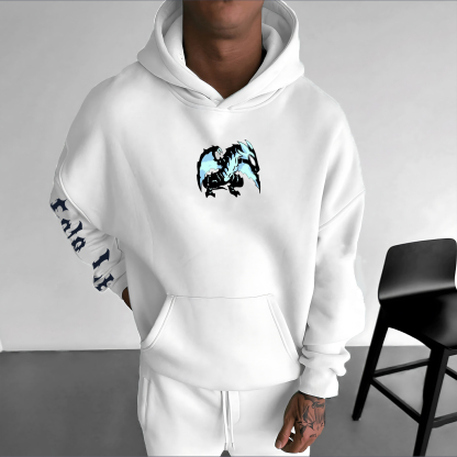  Unisex “Solo Leveling” Anime Graphic Streetwear Vintage Hoodie