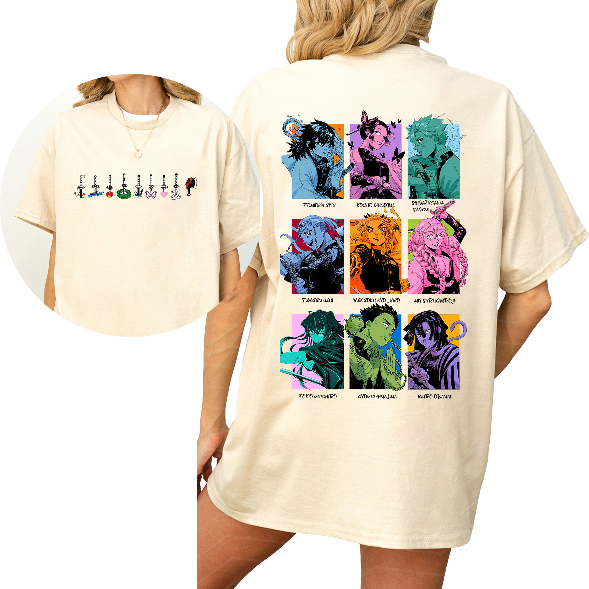 Unisex Anime Inspired Vintage T-Shirt