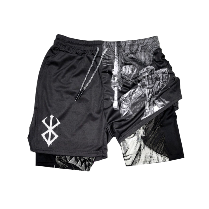 Anime Performance Gym Shorts-AnimeClothe