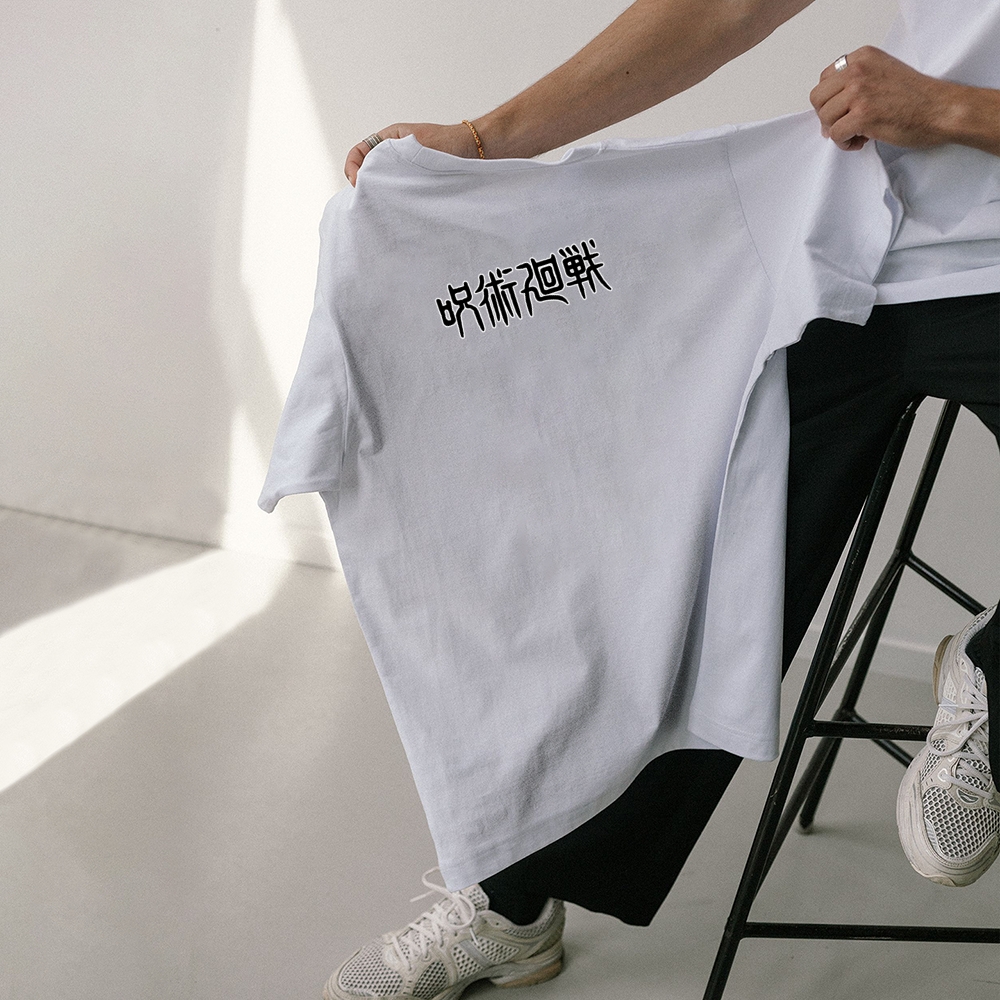 Unisex Oversized Anime Print T-Shirt-AnimeClothe