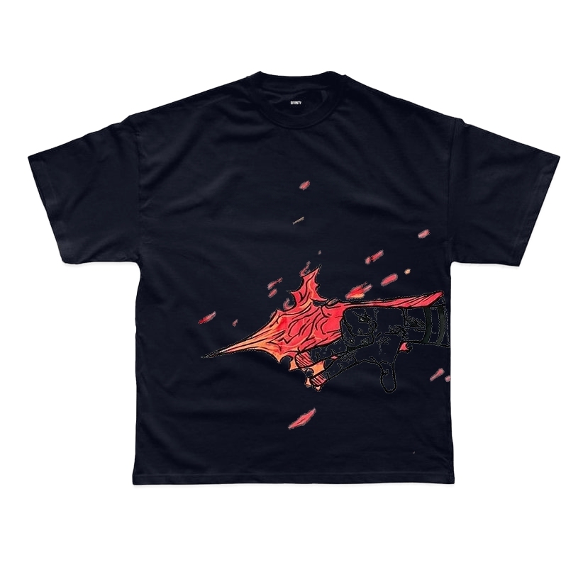 VINTAGE TEE丨Sukuna Fire Arrow Tee-JJK-AnimeClothe