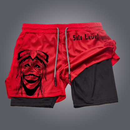 Unisex Casual Anime Streetwear Shorts-AnimeClothe