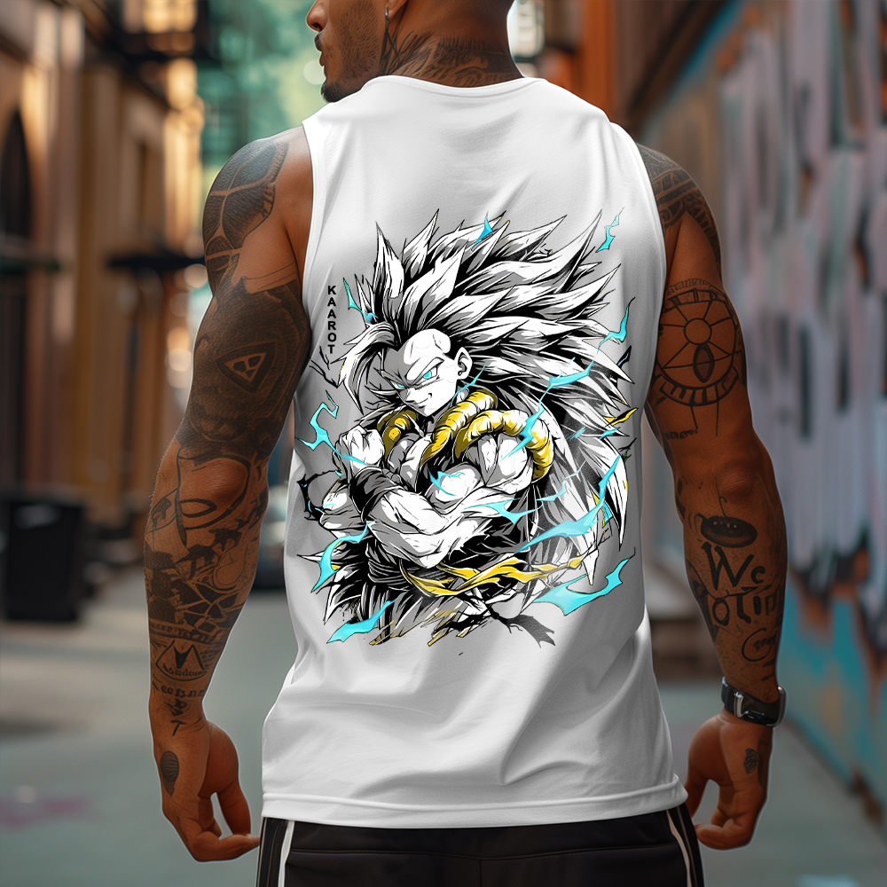 Casual Anime Printed GYM Tank Top-AnimeClothe