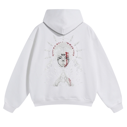 Unisex Casual Anime Print Hoodie-AnimeClothe