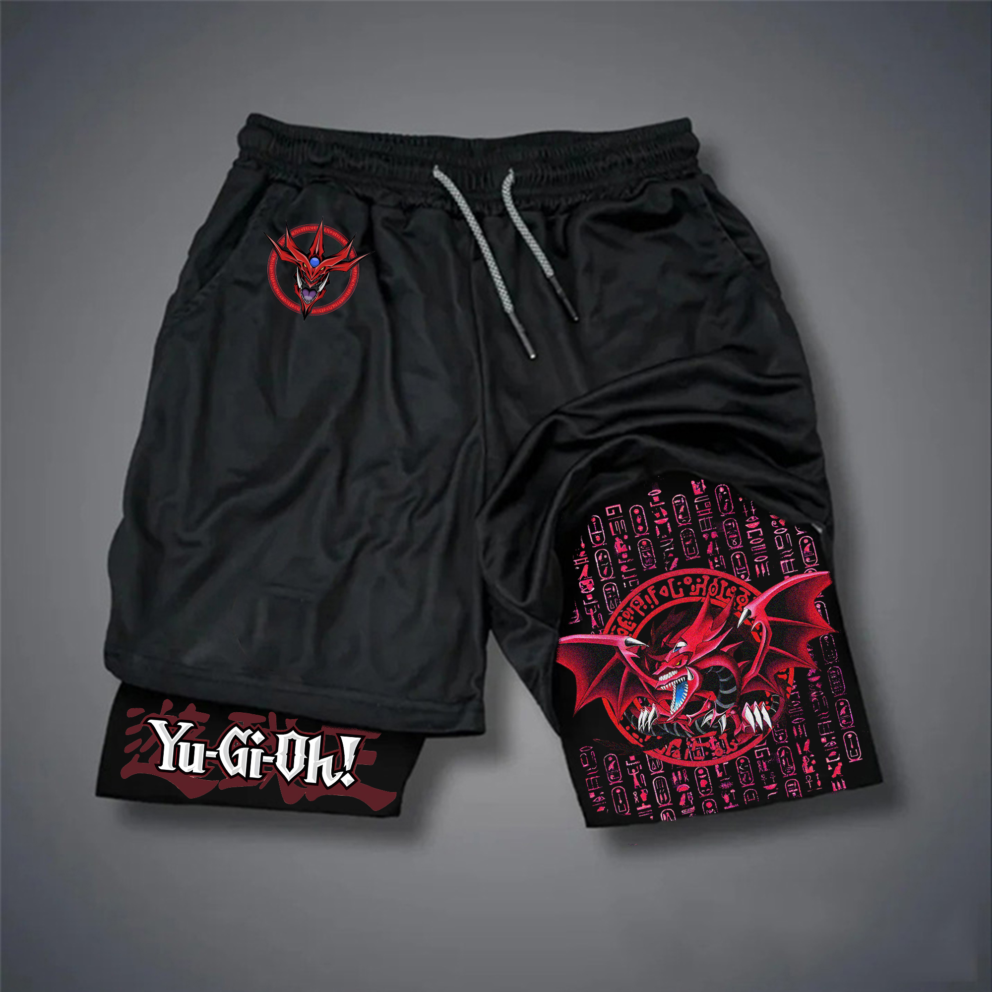 Unisex Anime Style Retro Shorts-AnimeClothe