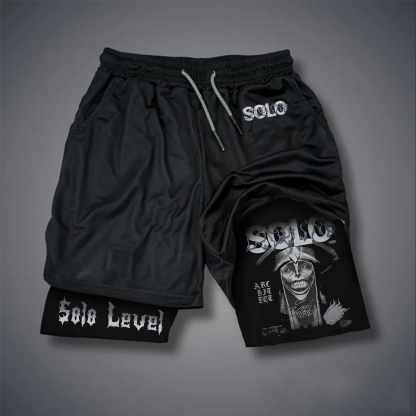Unisex Casual Anime Streetwear Shorts-AnimeClothe