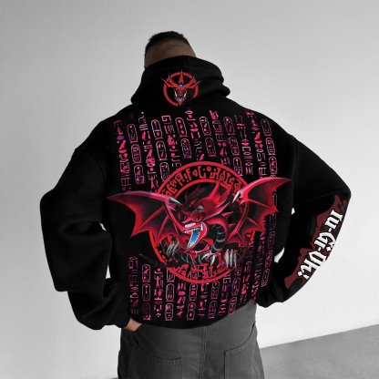 Unisex Anime Style Retro Hoodie
