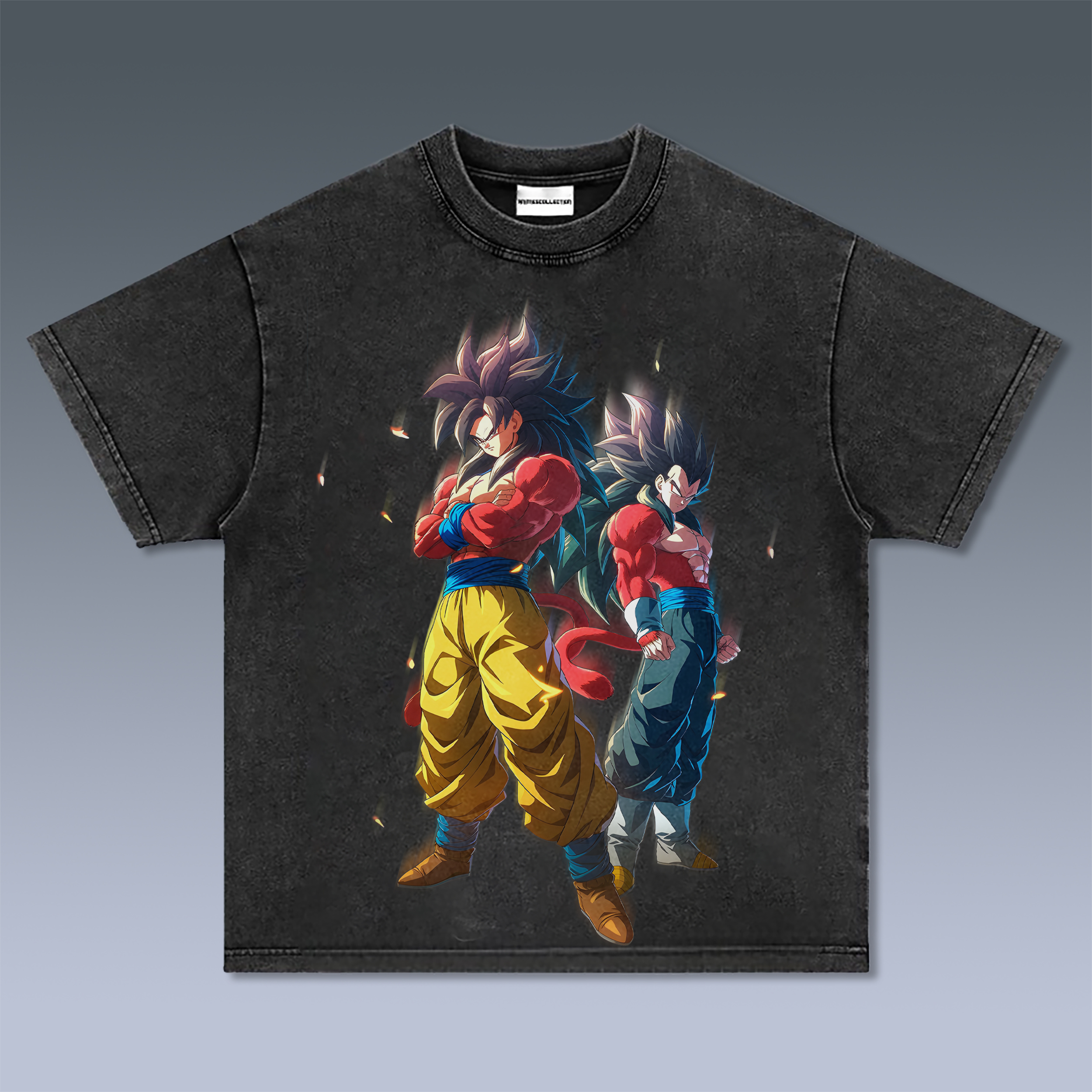 Unisex Anime Graphic Streetwear Vintage T-shirt-AnimeClothe