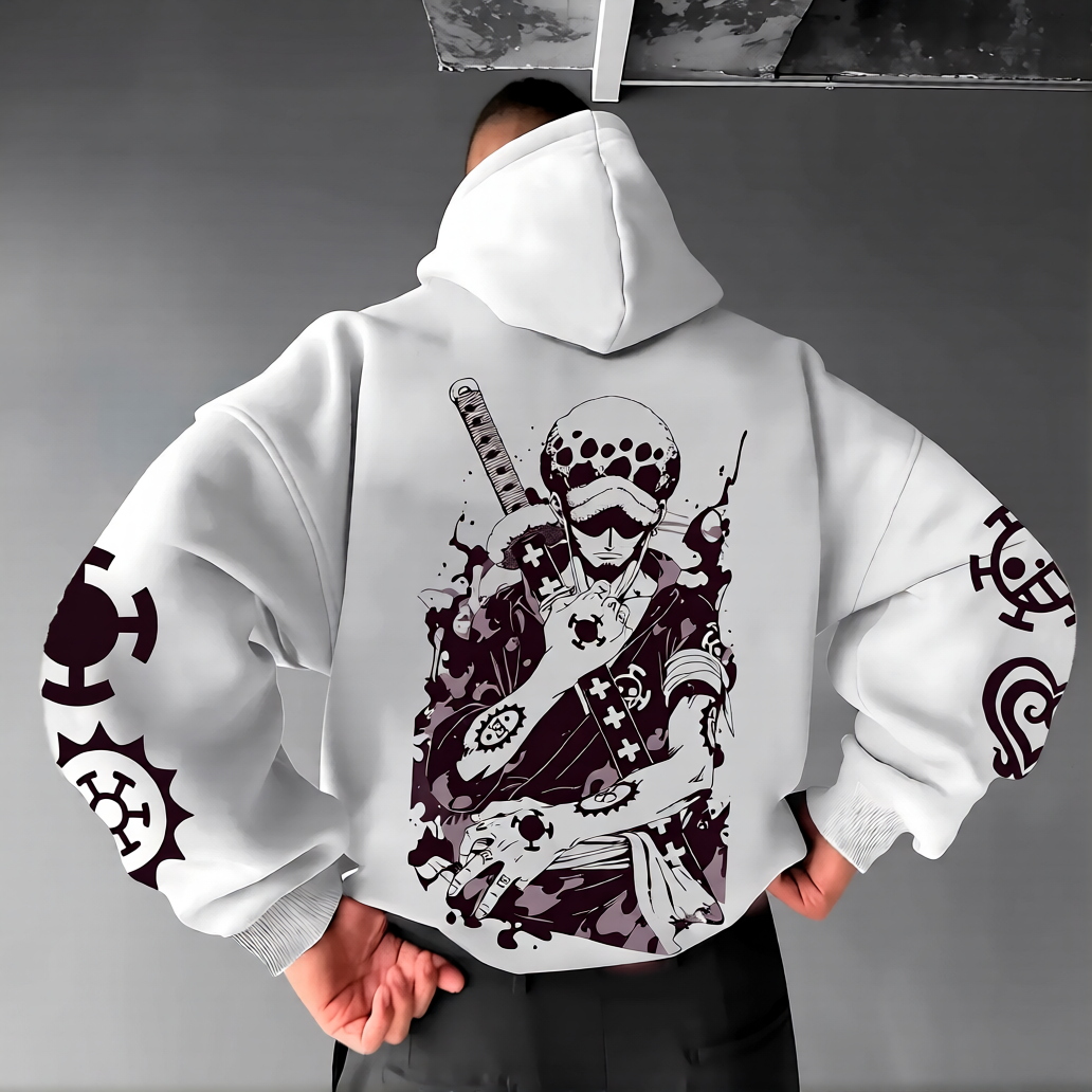Unisex Anime Graphic Streetwear Vintage Hoodie