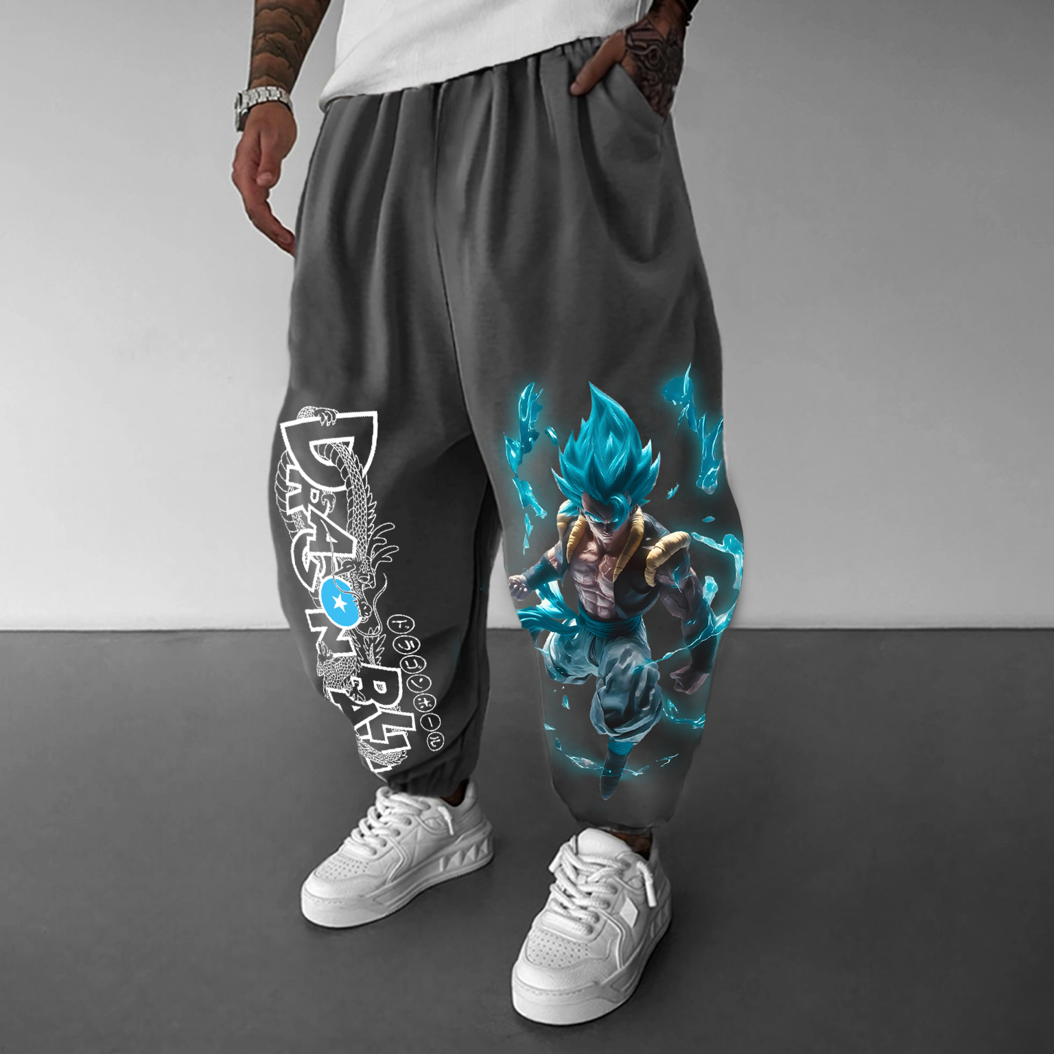 Unisex Anime Printed Gift Oversized Harem Pants