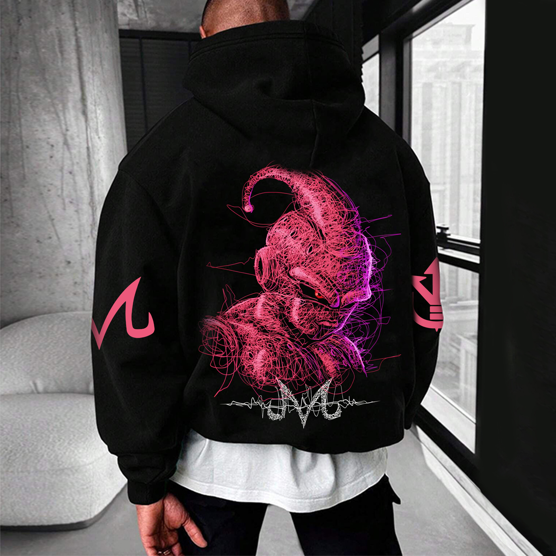 Unisex Anime Graphic Streetwear Vintage Hoodie-AnimeClothe