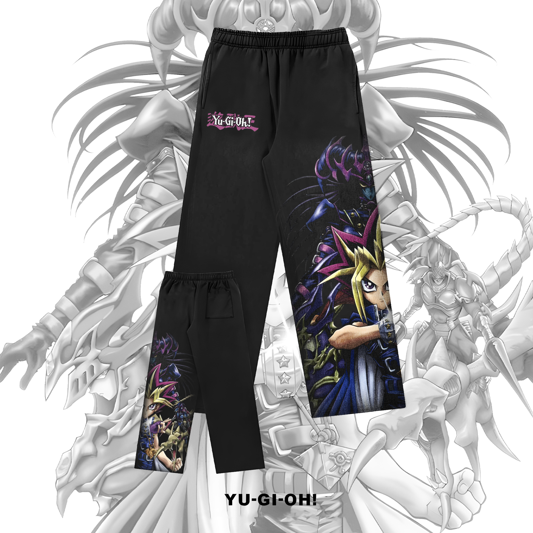Unisex Anime Style Retro I Pants-AnimeClothe