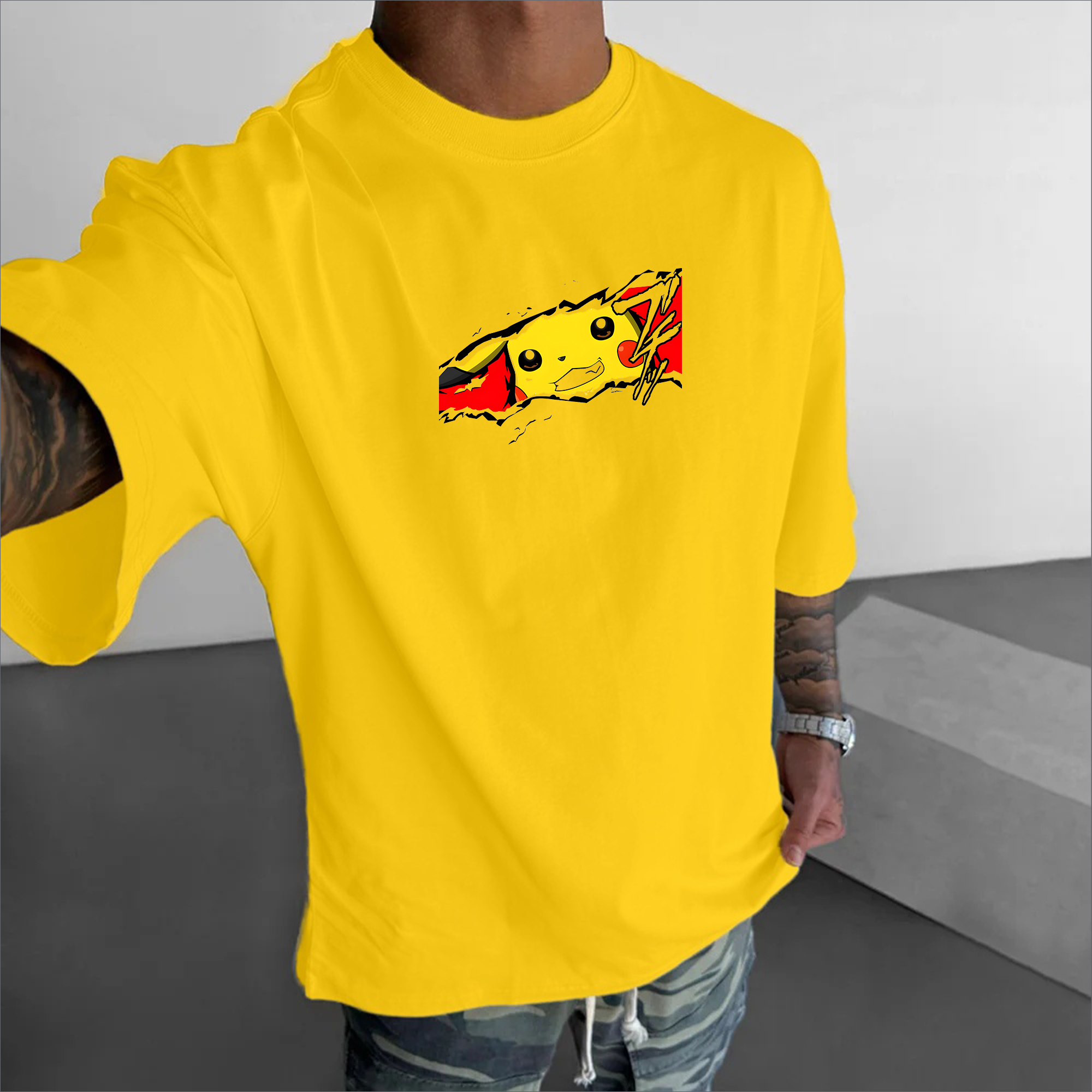 Unisex Anime Inspired Vintage T-Shirt-AnimeClothe