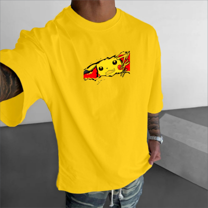 Unisex Anime Inspired Vintage T-Shirt-AnimeClothe