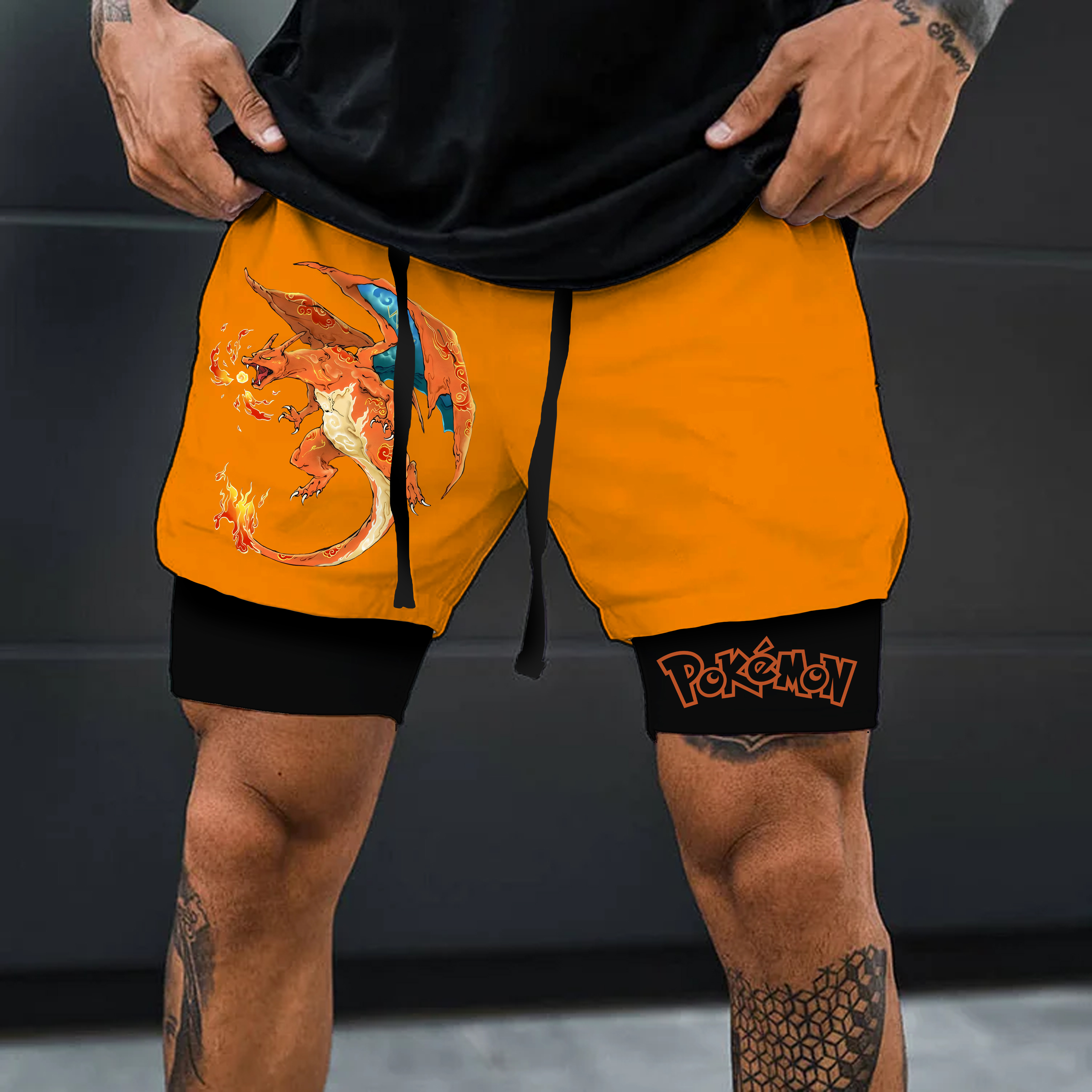 Unisex   Casual Anime Streetwear Shorts-AnimeClothe