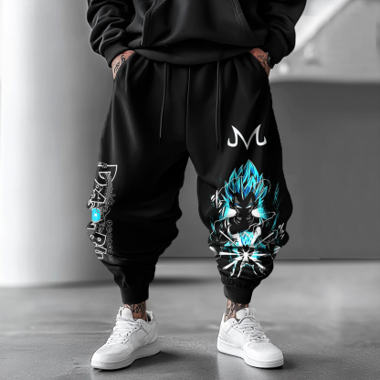 Unisex Oversized Anime Harem Pants-AnimeClothe