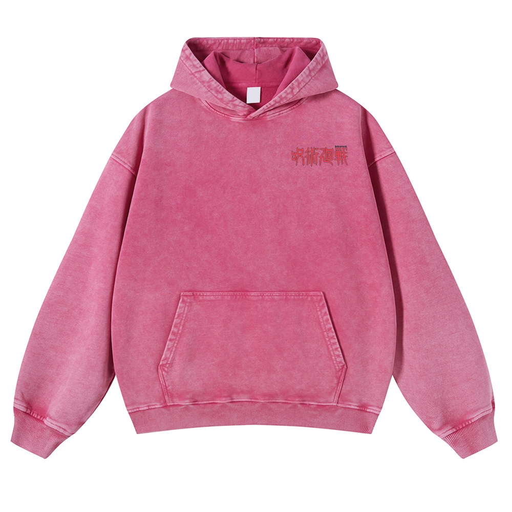Vintage Washed Hoodie-AnimeClothe
